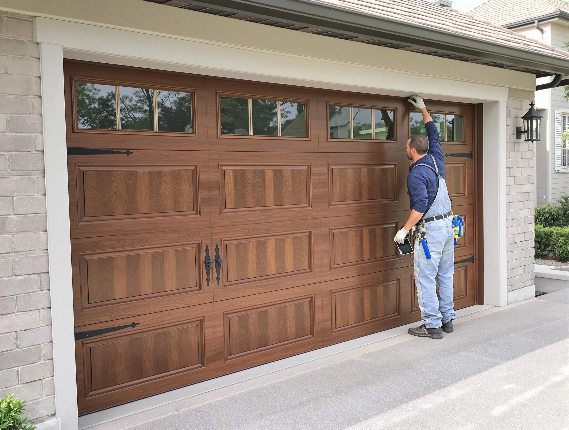 Custom garage door showcase by Homeacre-Lyndora Garage Door Repair in Homeacre-Lyndora