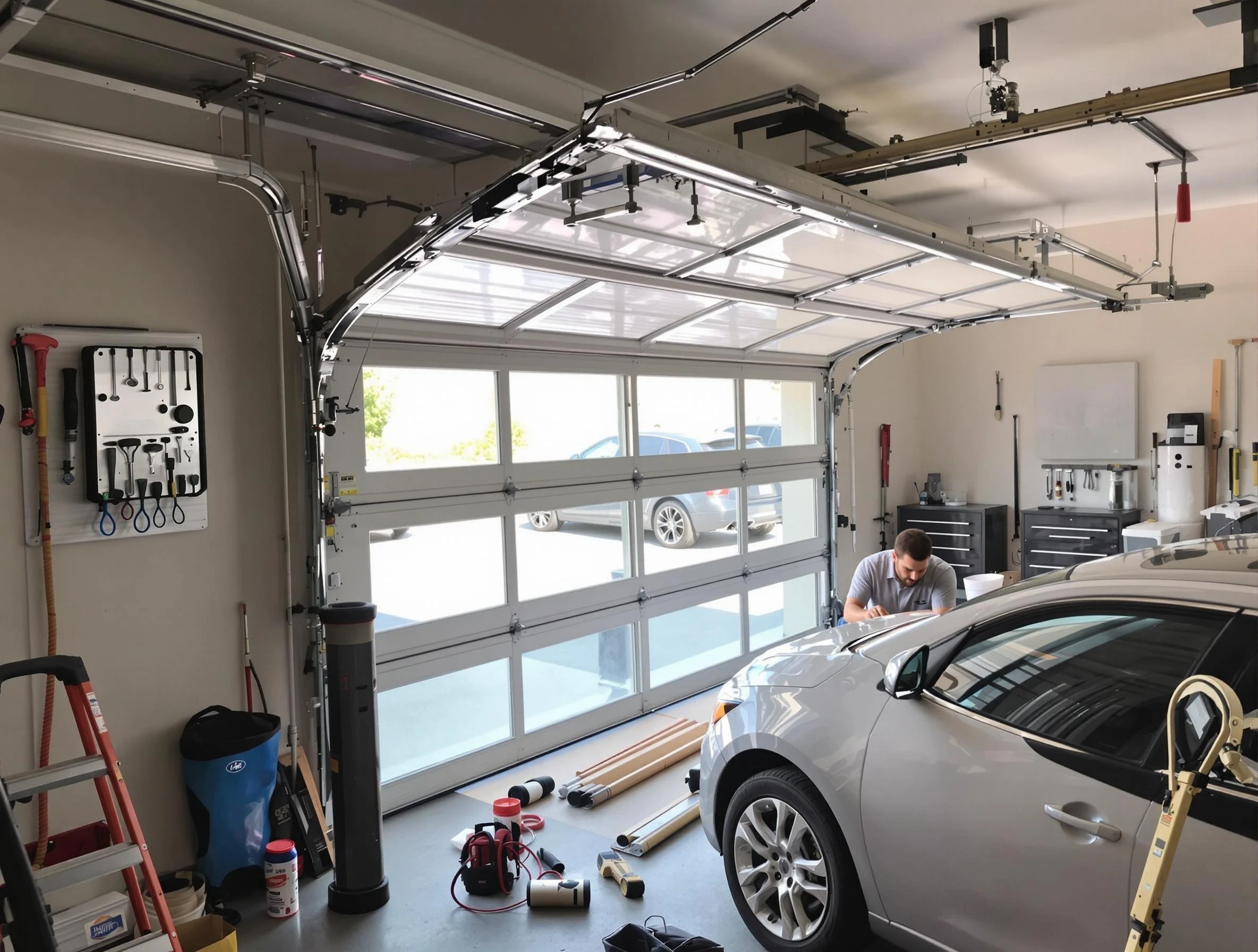 Garage door noise reduction service by Homeacre-Lyndora Garage Door Repair in Homeacre-Lyndora