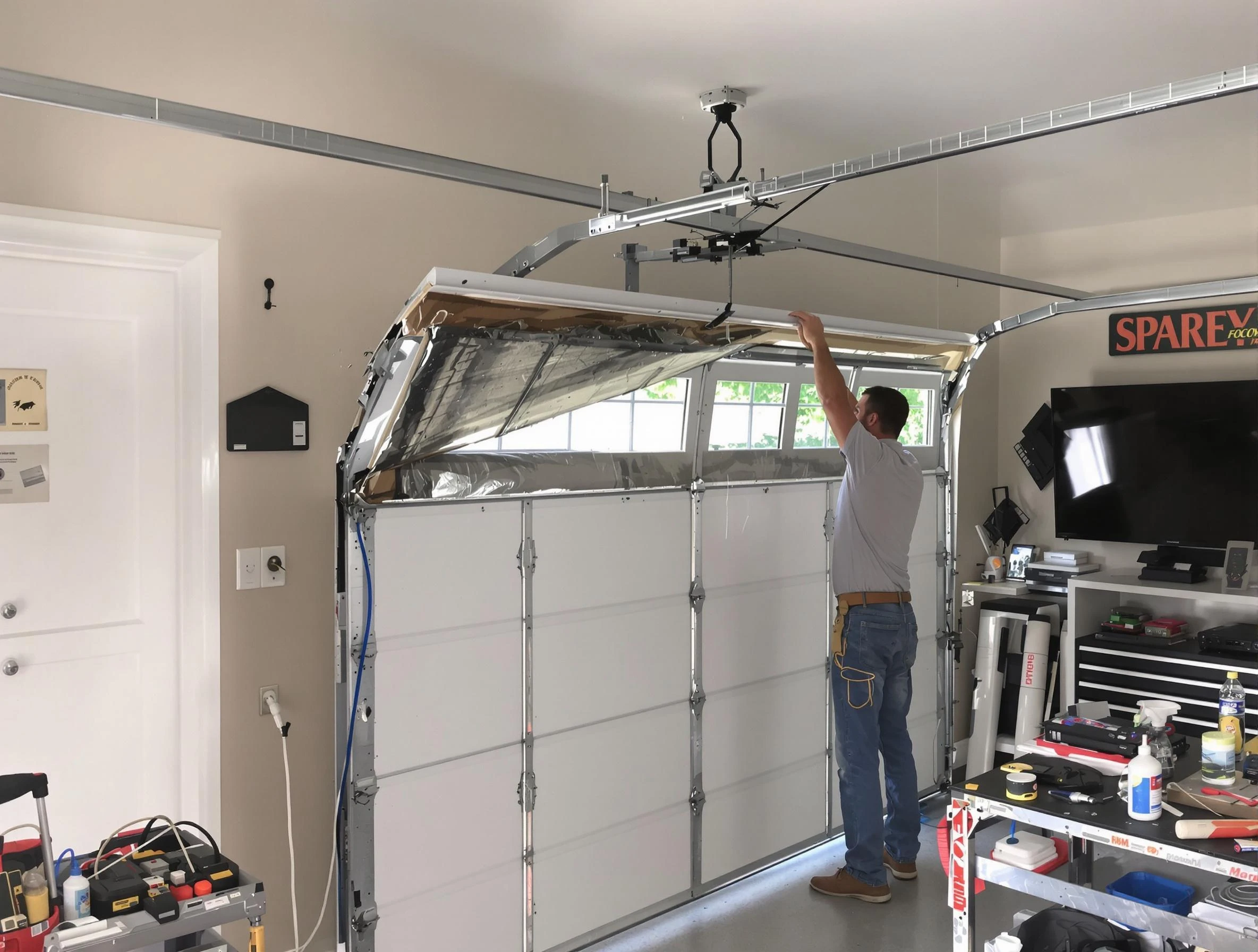 Garage door section replacement by Homeacre-Lyndora Garage Door Repair in Homeacre-Lyndora